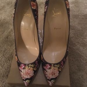 Christian Louboutin Pigalle Follies 100 Tissu, 41